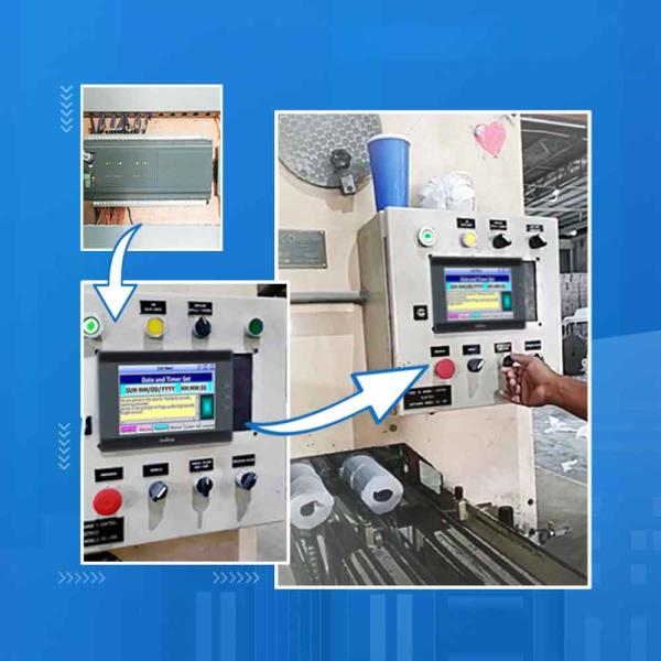 China Programmable Logic Controller PLC Integrated HMI Touch Screen ...