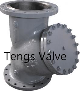China 600 LB BW Y Type Strainer Cast Steel Bolted Bonnet Flanged Wye Fillter Nace Mr0175 
