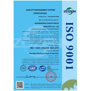 China Factory - Guangdong Chaoyi Metal Industry Co., Ltd.