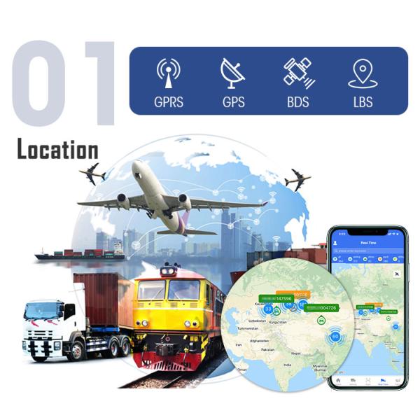 China Temperature Humidity Sensor GPS Container Tracker Cold Chain ...