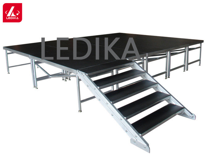 China Adjustable Height Aluminum Stage Platform Plywood Waterproof 1*2m
