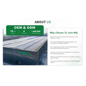 China Factory - Guangzhou Mq Acoustic Materials Co., Ltd