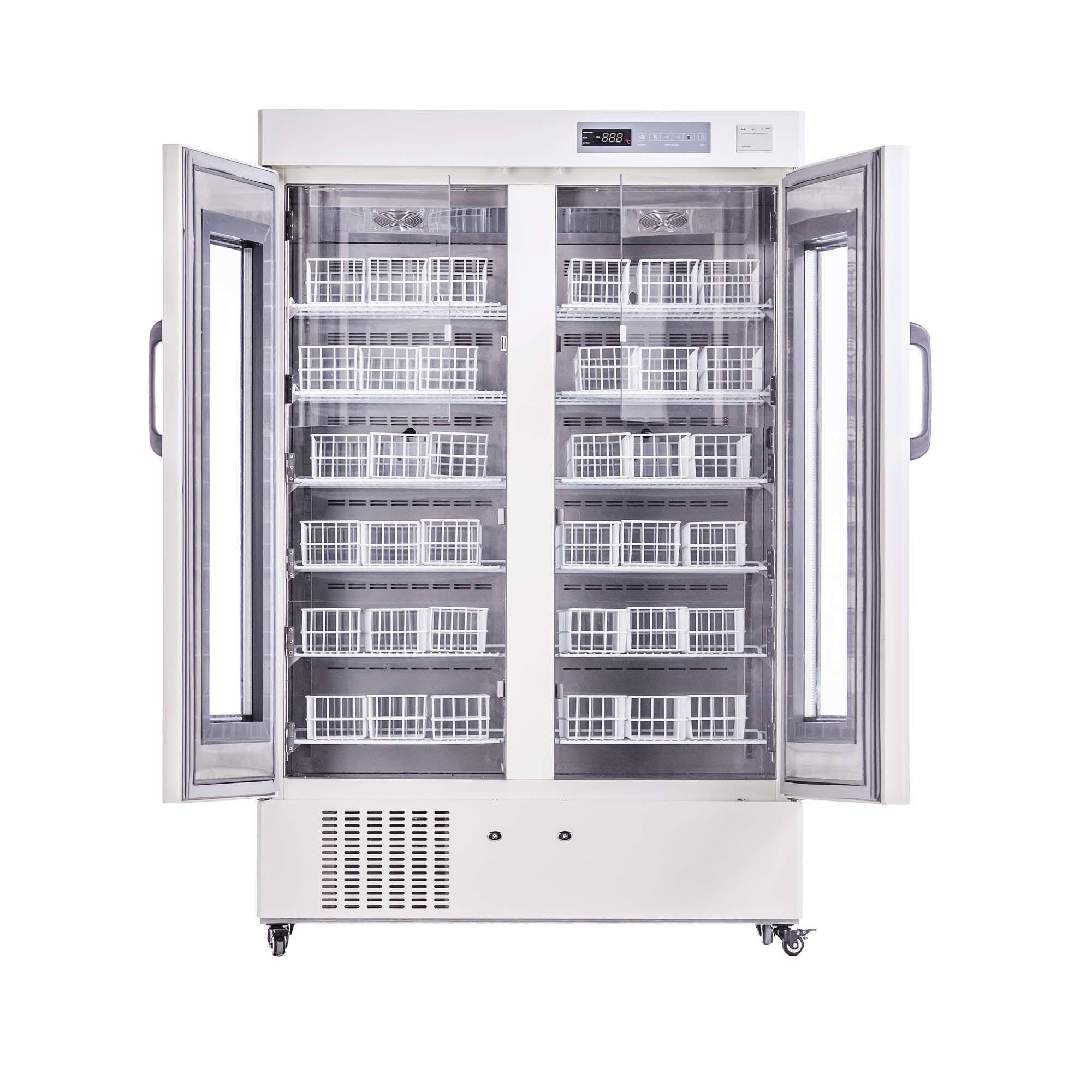 China 4 Degree 658 Liters Largest Capacity Biomedical Blood Bank Refrigerators Fridge 