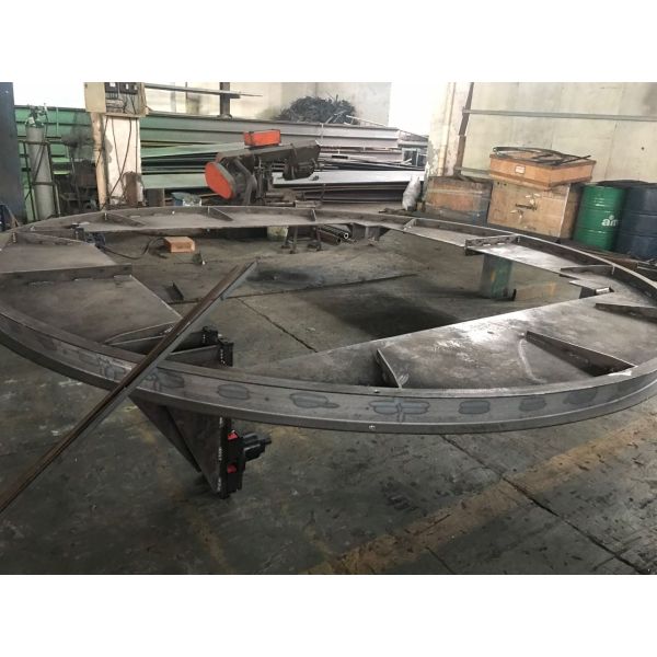 China 5Ton Tank ISO Container Turnover Rotation Machine Rotation ...