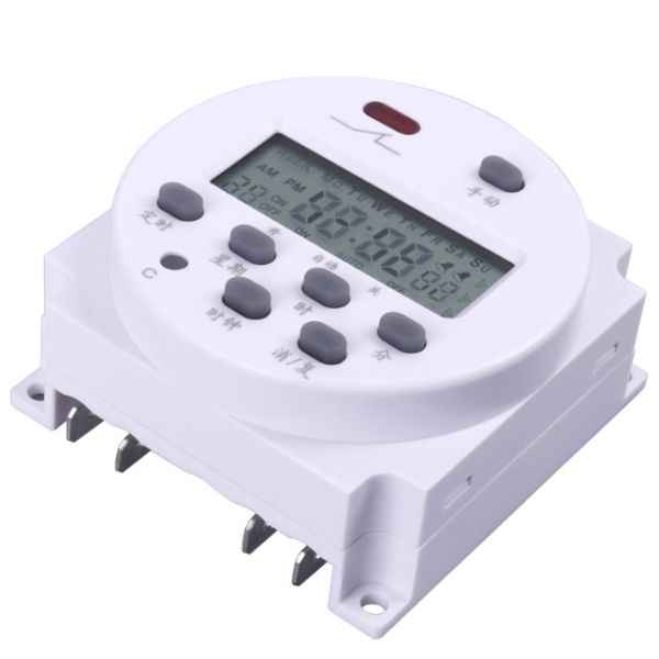 China 16A LCD Display Weekly Programmable Timer Switch Din Rail 12V 24V ...