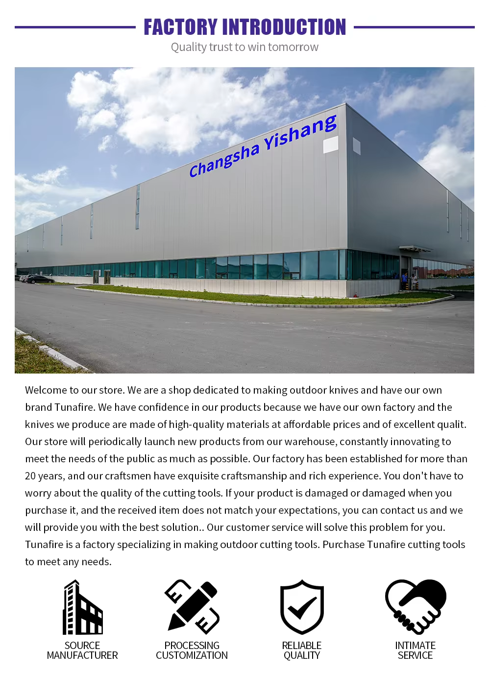 China Factory - Yangjiang Sandong Industry and Trade Co., Ltd.