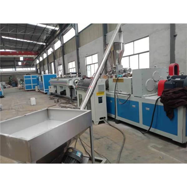 China PVC Pipe Manufacturing Process , 1663mm PVC Pipe Extrusion