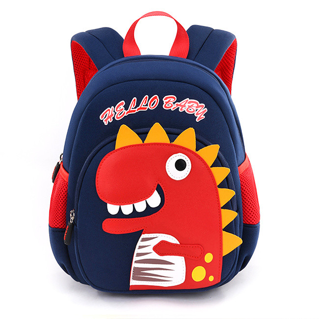 China 2 Sizes Toddler Kindergarten School Bags Dinosaur Childrens Backpack 3D Cartoon