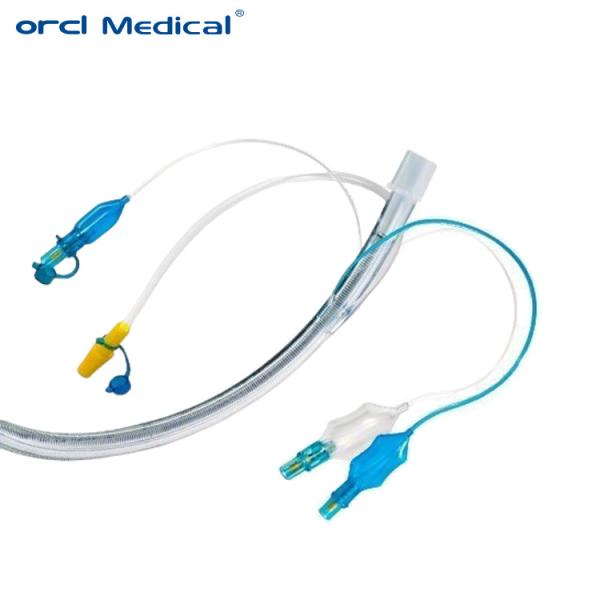 China Medical PVC Armored Endotracheal Tube With Suction Catheter ...