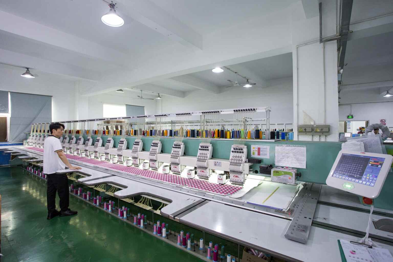 China Factory - Shenzhen Wangshun Computer Embroidery Co. Ltd.