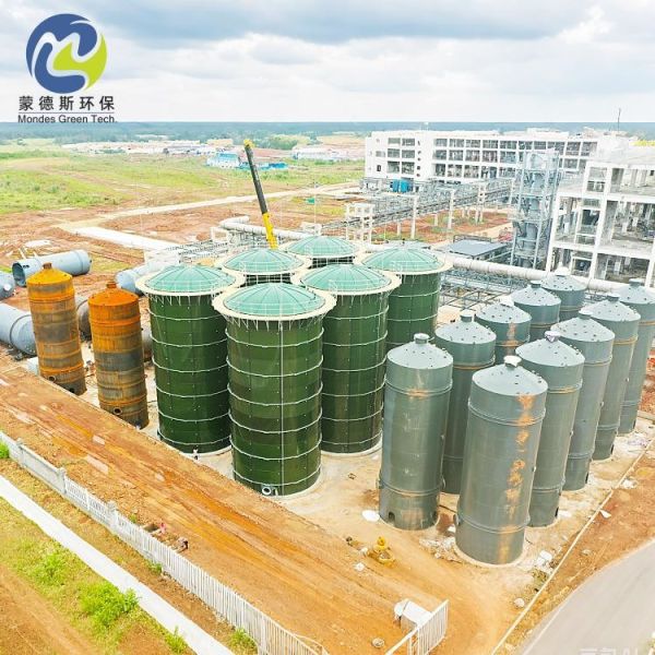 China double coating 6.0 Mohs Hardness Glass Lined Bolted Steel Tanks ...
