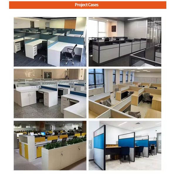 China Modular 2 4 6 Office Desks Modern Linear Workstation Office ...