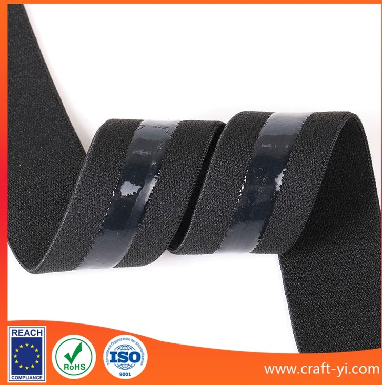 China strip Stretchy Silicone Elastic Tape No Slip for Garment Accessory& Headband