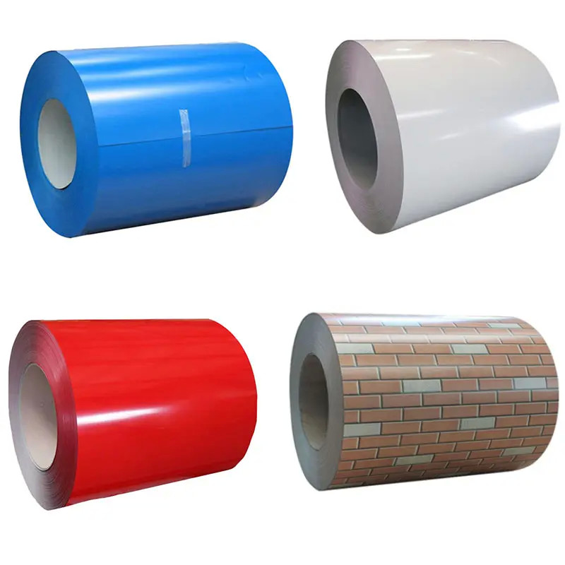 China Color cotaed Galvanized steel coil PPGI PPGL Galvalume pre painted steel coil 