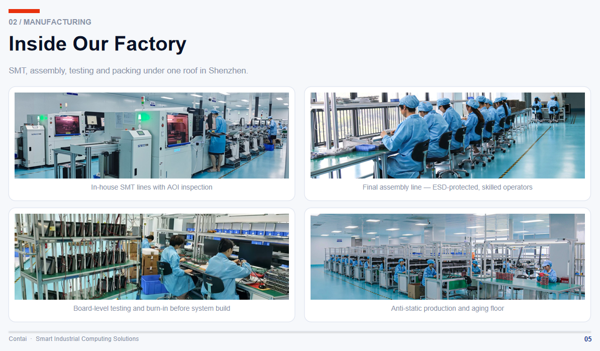 China Factory - Shenzhen Contai Intelligent Technology Co., Ltd.