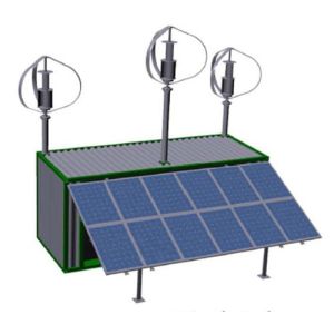 China Sliver Semi - Autonomous Vawt Wind Generator , 88KG Roof Mounted Wind Generator 600W 