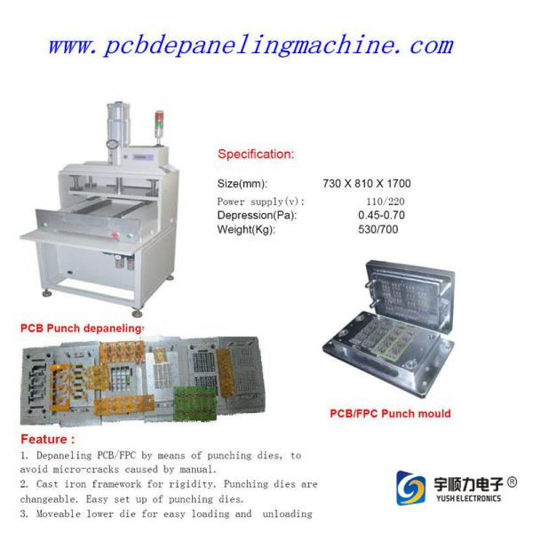 China Simple PCB Depaneling Machine , Automatic Rigid PCB Punching ...