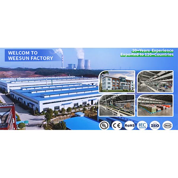 China Factory - JIANGXI WEESUN NEW ENERGY TECHNOLOGY CO.,LTD