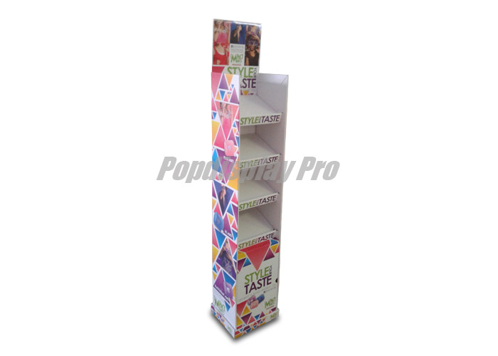 China Impact Graphics Cardboard Candy Display Lightweight With Four Shelves