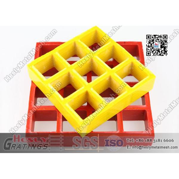 China 38X38mm FRP Molded Grating China FRP Grating Factory L2