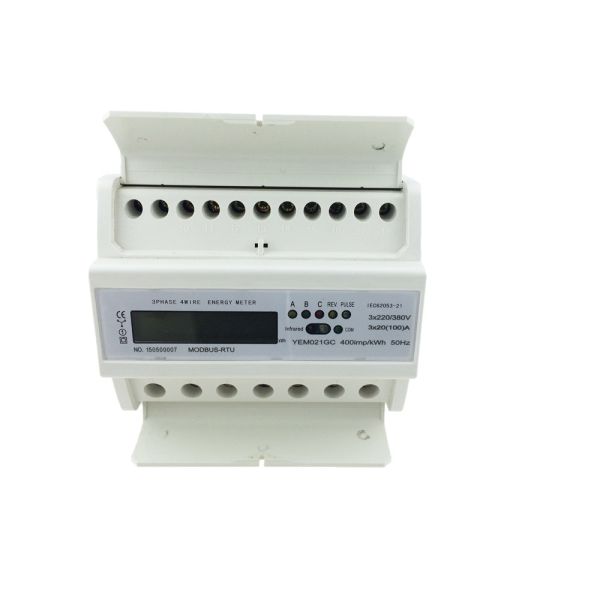 China YEM021GC Accuracy Class 1 Three Phase Energy Meter Direct Mode ...