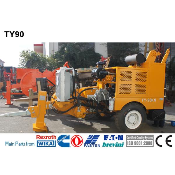 China Overhead Line Stringing Equipment 9T Hydraulic 90KN Line Puller ...