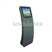 China Freestanding Interactive Touch Screen Outdoor Information Kiosk with Curved