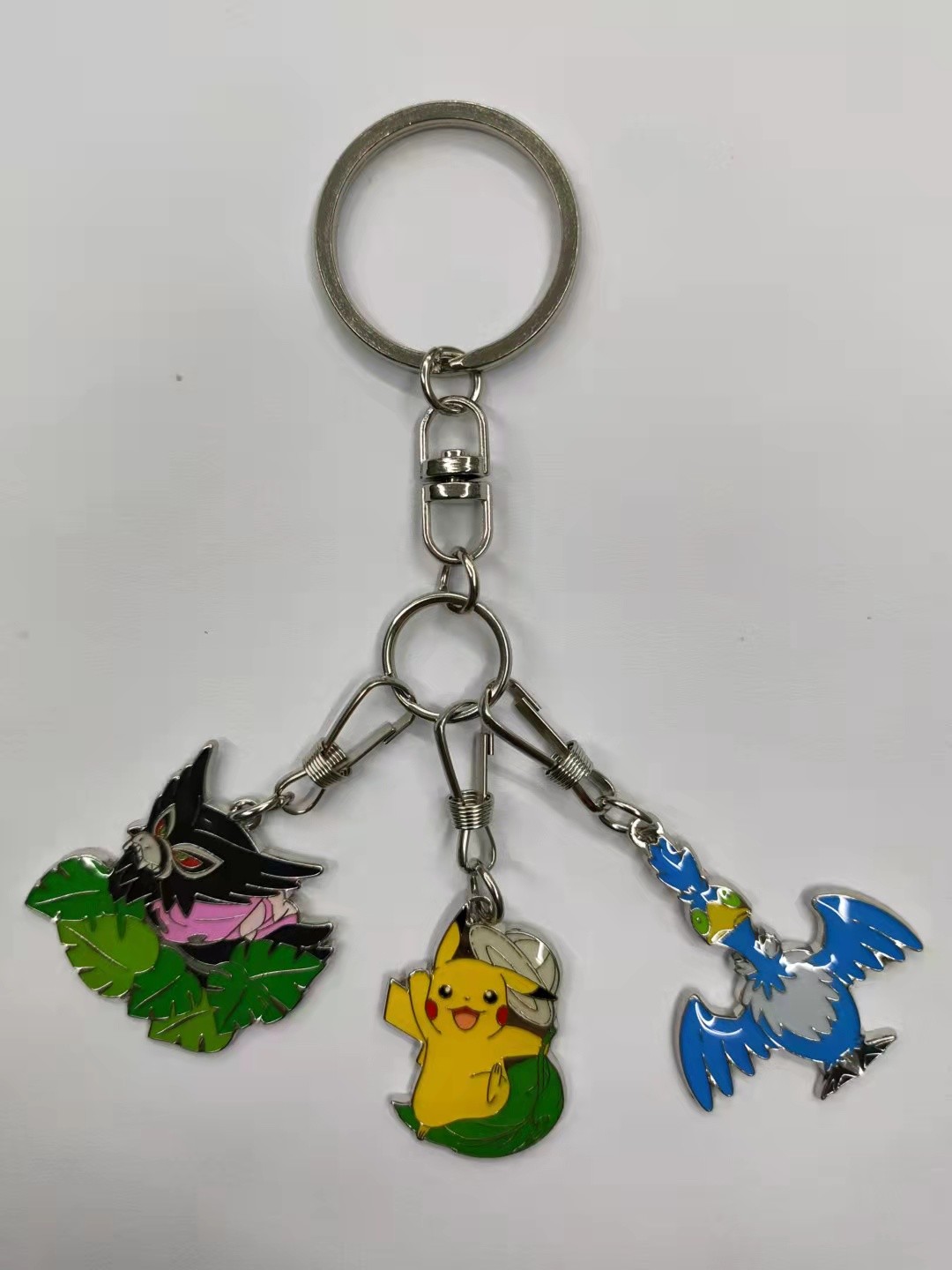 China Zinc Alloy Material Pokemon Metal Keychain Souvenir Cute Small