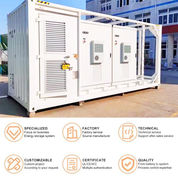 China 1mwh 3mwh 5mwh 10mwh energy storage system container Bess LiFePO4 ...