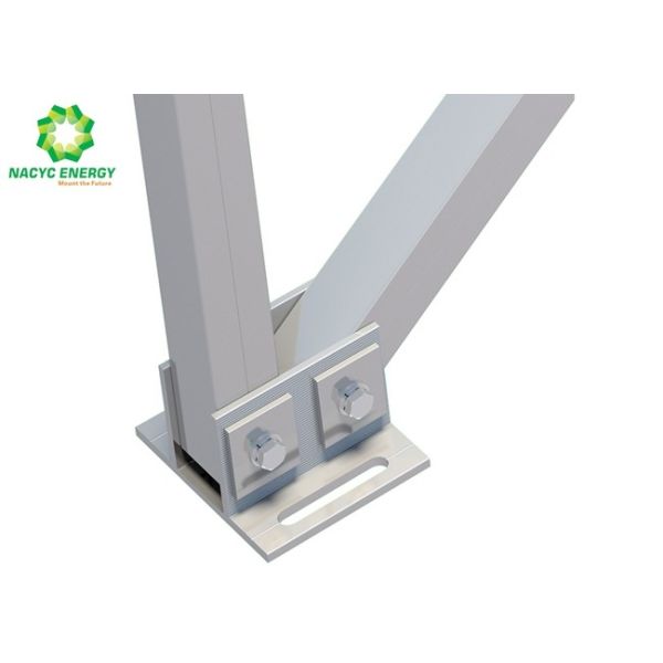 China Long Life Ground Mount Solar Racking System , Adjustable Solar ...