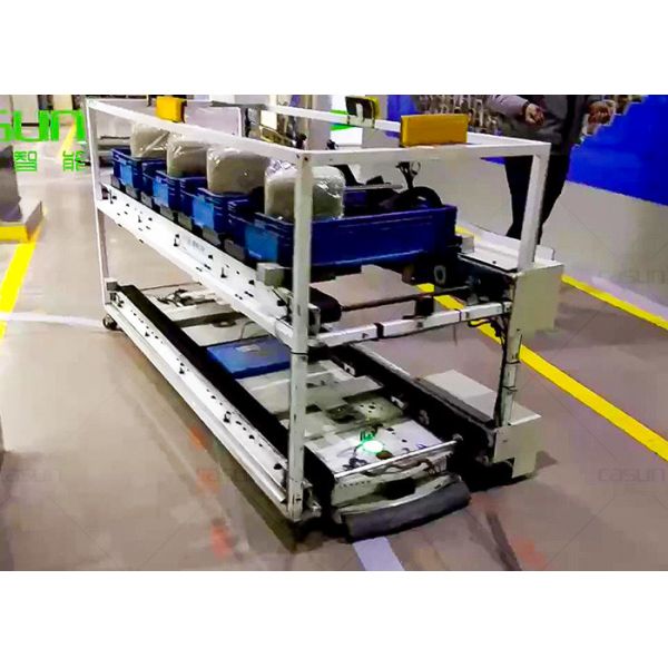 China Intralogistics AGV Cart Bi-directionTrack Guidance Trailer ...