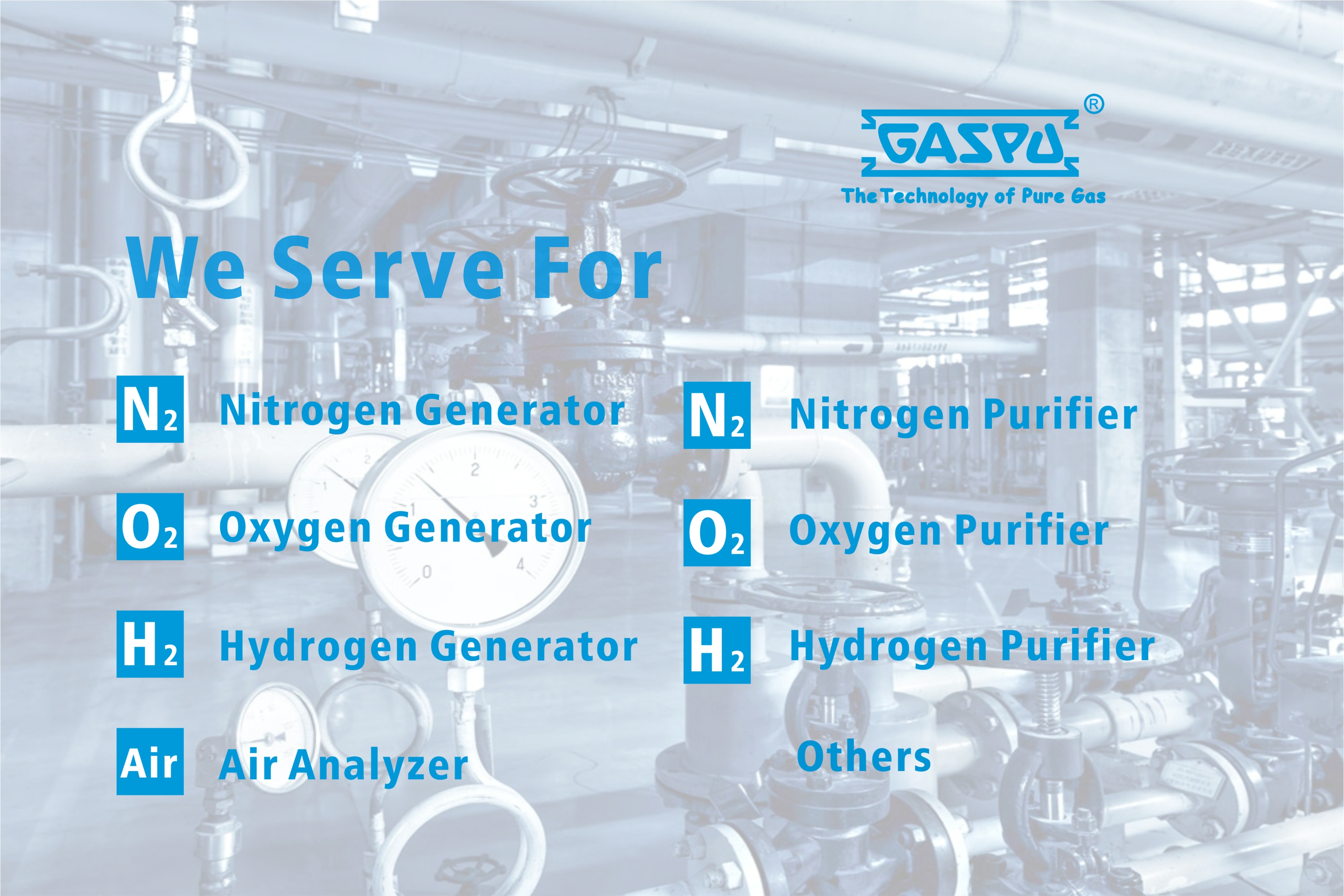 China Factory - Suzhou Gaopu Ultra pure gas technology Co.,Ltd