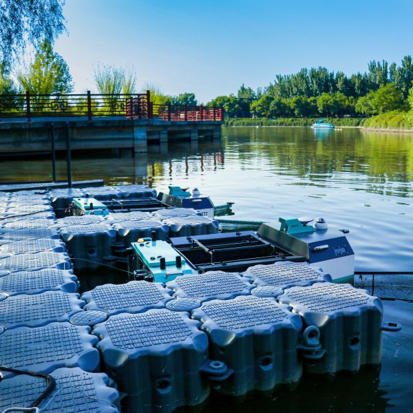 China ORCAUBOAT Unmanned Survey Boat Surface Water Cleaning Boat For ...
