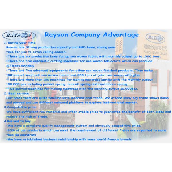 China Factory - FOSHAN RUIXIN NON WOVEN CO.,LTD