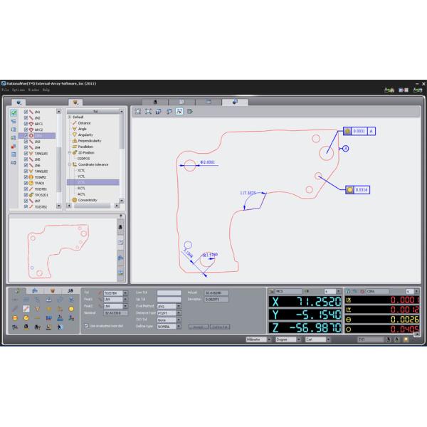China Compound 2D 3D Measurement Software For Laser 3d Scanner / CCD ...