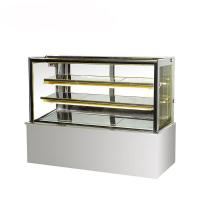 China Commercial 290L Flat Glass Countertop Display Chiller